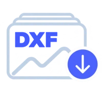 DXF Download Image Icon